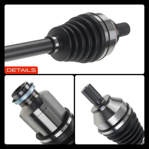 مجموعة عمود المحور A-Premium CV متوافقة مع Mazda 3 2004-2005، L4 2.3L، ناقل الحركة اليدوي، جانب الراكب الأمامي الأيمن، استبدال # GG2825500C، GR282550X in Kuwait