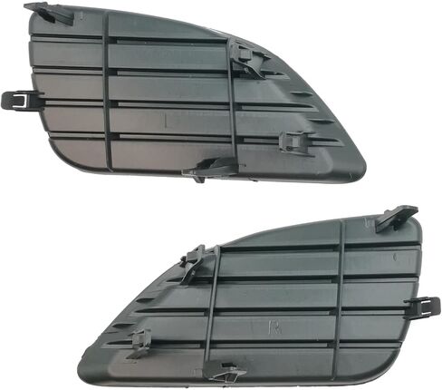 Front Bumper Fog Light Cover Compatible with Camry 2010 2011, Driver & Passenger Side Fog Lamp Bezel Trim Replace for 5212706140 5212806140, Black in Saudi Arabia
