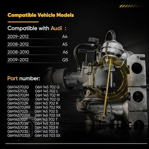 06H145702S 06H145702L Turbo Wastegate Actuator 2.0T Compatible with Audi A4 Avant A5 A6 Q5 06H145702Q 06H145702T in Saudi Arabia