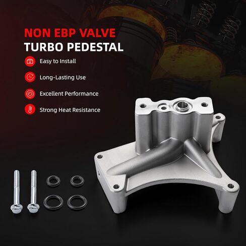 Non EBP Valve Turbo Pedestal Kit for Powerstroke 7.3L for Diesel 1999.5-2003, for Ford F-250/F-350 Super Duty 99-03, for E-350 Econoline Club Wagon/Club Wagon 99-03, for Excursion 00-03 in Saudi Arabia