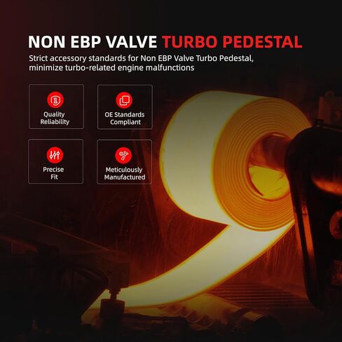 Non EBP Valve Turbo Pedestal Kit for Powerstroke 7.3L for Diesel 1999.5-2003, for Ford F-250/F-350 Super Duty 99-03, for E-350 Econoline Club Wagon/Club Wagon 99-03, for Excursion 00-03 in Saudi Arabia