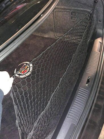 منظم صندوق السيارة لسيارة كاديلاك CTS سيدان 2003-2014 وCTS كوبيه 2011-2015 - منظم صندوق السيارة الشبكي - شبكة شحن للكوبيه وسيارات السيدان - شبكة شبكية من النايلون - متوافقة مع كاديلاك CTS in Kuwait