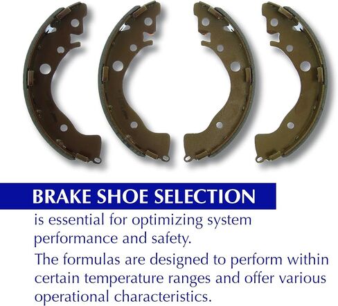 Centric Premium 111.03580 Automotive Rear/Front Drum Brake Shoe Set for Select Dodge, Ford, International, Model Years in Kuwait