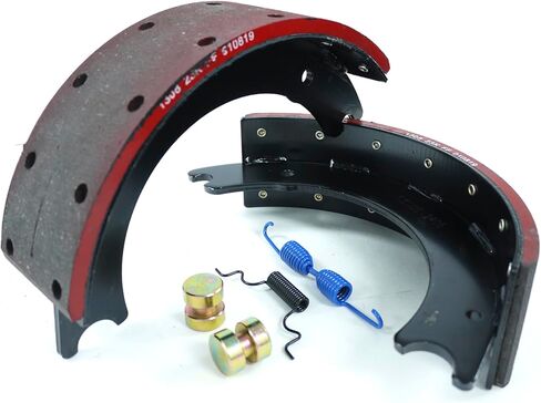 New 1308E Brake Shoe Box Kit for Eaton 15" x 4" 23K GAWR with 2PC Lined Brake Shoe (Ref# 1308E) & 1PC Brake Repair Kit (Ref# E5139) – Replacement for OTR1308ERED SMG21308E XK5571308E GC1308EN F224916 in Kuwait