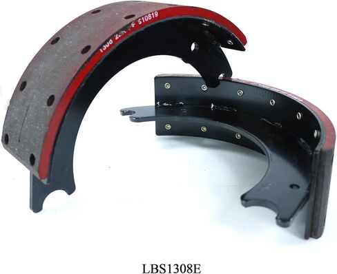 New 1308E Brake Shoe Box Kit for Eaton 15" x 4" 23K GAWR with 2PC Lined Brake Shoe (Ref# 1308E) & 1PC Brake Repair Kit (Ref# E5139) – Replacement for OTR1308ERED SMG21308E XK5571308E GC1308EN F224916 in Kuwait