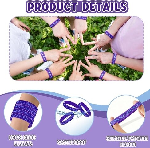 Demon Hunters Party Favors Birthday Supplies & Kpop Theme Goodie Bags for Girls, Include Drawstring Bags, Notebook ,Highlighter, Silicone Bracelet for Gifts Fillers-48 Pcs in Saudi Arabia