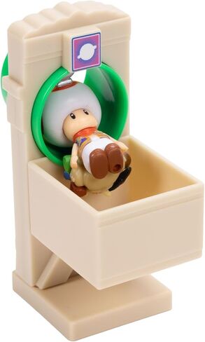 The Super Mario Galaxy Movie – Gateway Galaxy Diorama Playset with 1.5 Inch Princes Peach and Exclusive Captain Toad Mini Action Figures, Spring Star Launcher Feature in Saudi Arabia