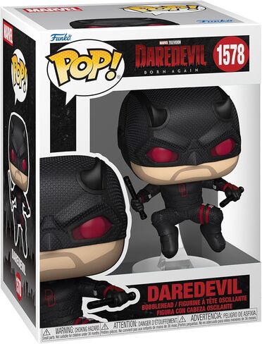 فانكو بوب! Marvel: Daredevil: Born Again - Daredevil - مجسم من الفينيل قابل للتجميع - فكرة هدية - بضائع رسمية - ألعاب للأطفال والكبار - معجبو Marvel - نموذج مجسم لهواة الجمع والعرض in Kuwait