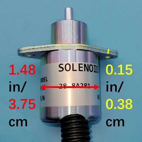 12V DC 2848A281 2848A277 الوقود اغلاق الملف اللولبي لمحرك بيركنز 700 سلسلة U سلسلة 704-26 Z1427 in Kuwait