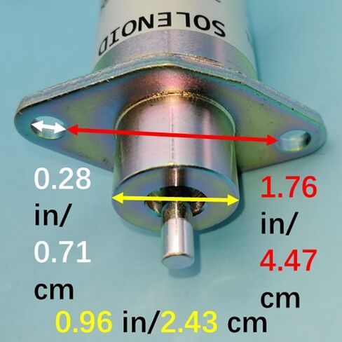 12V DC 2848A281 2848A277 الوقود اغلاق الملف اللولبي لمحرك بيركنز 700 سلسلة U سلسلة 704-26 Z1427 in Kuwait