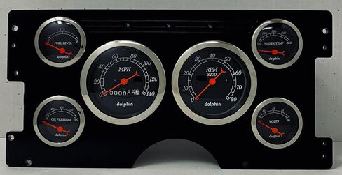 1988 1989 1990 1991 1992 Chevy Truck Style 6 Gauge Dash Cluster Panel Set Mechanical in Saudi Arabia