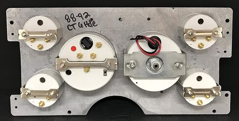 1988 1989 1990 1991 1992 Chevy Truck Style 6 Gauge Dash Cluster Panel Set Mechanical in Saudi Arabia