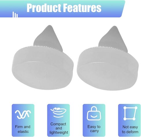 5PCS Brake Pedal Stop Pads, OEM# 46505-SA5-000, Brake Light Switch Stopper Replacement, Brake Switch Pad Compatible with Acura Honda(Polyurethane, White) in Kuwait