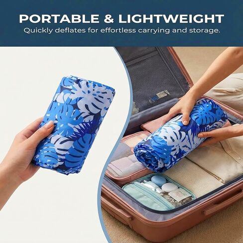 Pool Floats Adult 2 Pack, Inflatable Pool Float Chair, Portable Water Hammock for Summer Pool & Beach in Saudi Arabia