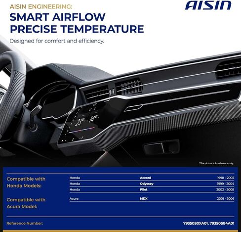 AISIN AFTERMARKET BDAVG-00437 Main HVAC Air Door Actuator - Compatible with Honda Accord 1998-2002, Pilot 2003-2008, Odyssey 1999-2004, Acura MDX 2001-2006 - Mode in Kuwait