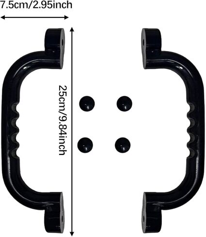 DYNWAVE 2 Pieces Playground Handles Props Play House Playground Equipment Swing Set Grip Bar Easy Install Multifunction 25cm for Kids in Saudi Arabia