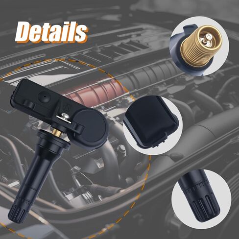 Pre-Programmed TPMS Sensor Tire Pressure Monitoring Sensor 52933-2G200 fit for Hyundai Azera Elantra Santa Fe Veracruz, fit for Kia Magentis Optima Rondo Sedona, 529332G200-315MHz (4) in Saudi Arabia