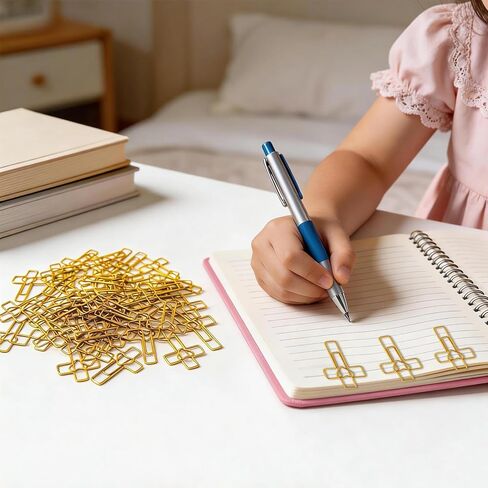 50 Pack Love Cross Paper Clip, Journaling Bookmarks Paperclips, High Appearance Heart-Shaped Cross Paper Clip A Great Item for Office Stationery in Saudi Arabia