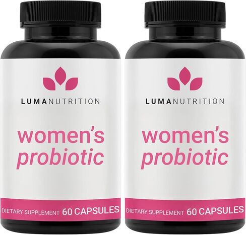Luma Nutrition Probiotics for Women with Prebiotics - 50 Billion CFU - Formulated for Digestive, Immune & Feminine Support - 60 Capsules in Saudi Arabia