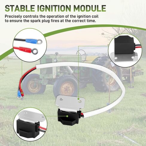 مجموعات ملف الإشعال مع وحدة الإشعال المتوافقة مع Onan P218g P220g John Deere 316 317 318 420 استبدال #166-0820 166-0785 166-0767 541-0522 in Kuwait
