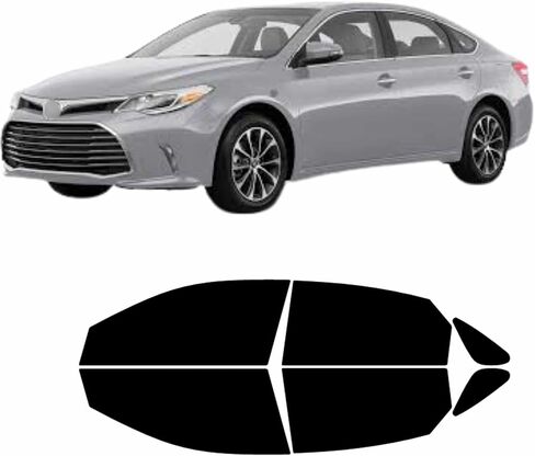 No Cutting Required — This precut Window Tint kit is Designed specifically for 2013-2018 Toyota Avalon 4 Door Sedan Models. Precision-Cut Patterns Ensure an Exact fit. (5% Dark) in Saudi Arabia