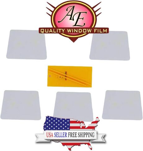AE Quality Tools 6PC 4" White Hard Card Set and Sharpener Auto Window Tint and Vinyl Wrap Installations Tools by AE Quality in Saudi Arabia