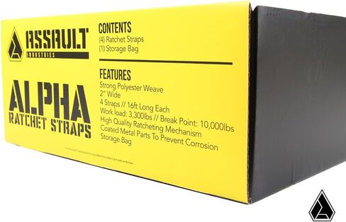 Assault Industries Alpha Ratchet Straps (Tie-Down Straps) in Saudi Arabia