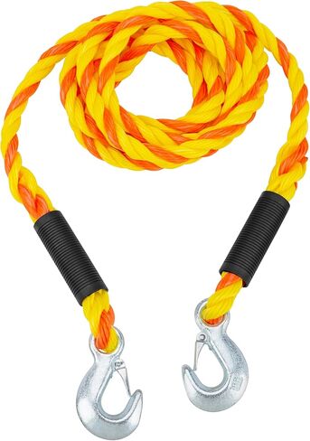 14 ft. 2,266 lb. Working Load Limit Tow Rope Strap with Hooks in Saudi Arabia