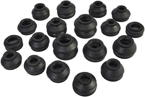 28PCS Universal Ball Joint Boots Dust Protection Rubber Ball Joint Dust Boots Covers Ball Joint Boot Suspension Steering Tie Rod End Boots for Most Cars SUVs Trucks in Kuwait