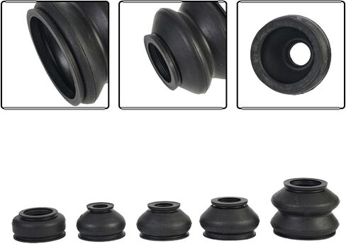 28PCS Universal Ball Joint Boots Dust Protection Rubber Ball Joint Dust Boots Covers Ball Joint Boot Suspension Steering Tie Rod End Boots for Most Cars SUVs Trucks in Kuwait