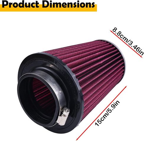 1S3-14451-00-00 طقم فلتر مدخل الهواء متوافق مع Yamaha YFM700R Raptor 700R 2010-2018/700 2006-2009 2016-2018/700 إصدار خاص 2007-2018، يستبدل 1S3-14451-01-00 in Kuwait