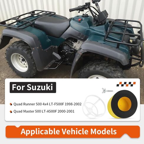 Air Filter + Cage Holder Guide W/Bolt for Suzuki Quad Runner Quad Master 500 LT-F500F LT-A500F 1998-2002 13791-04F00 in Kuwait