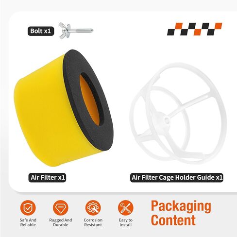 Air Filter + Cage Holder Guide W/Bolt for Suzuki Quad Runner Quad Master 500 LT-F500F LT-A500F 1998-2002 13791-04F00 in Kuwait