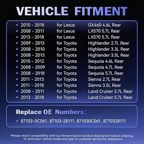 مروحة محرك منفاخ IRONTEK 700303 متوافقة مع Lexus 2010-2019 GX460/ 2008-2019 LX570، لتويوتا 2008-2013 هايلاندر/ 2008-2019 Land Cruiser/ 2008-2019 سيكويا/ 2011-2019 سيينا 700303 8710328111 in Kuwait