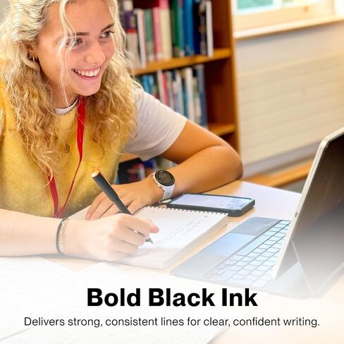 inq PEN Kit – 5-Pack D1 Refills (Black), 0.7mm Conical ESB-0.7 Emulsion Ink Cartridges with Removal Tool for Smooth Quick-Dry Writing in Saudi Arabia