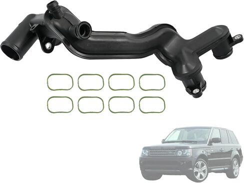 AJ89664، خرطوم أنبوب تبريد المحرك متوافق مع Jaguar XK XJ XF 2010-2015، يناسب Land Rover Sport 2010-2013 5.0L أنبوب مياه مبرد للمحرك السفلي in Kuwait
