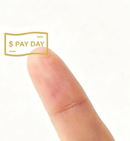 135Pcs Gold Pay Day Stickers for Planners, Foil Mini Planner Stickers 2 Sizes Decorative Payday Icon Stickers for Budget Planning Journal Finance Tracker Calendar Use Budget Organizer Accessories in Saudi Arabia
