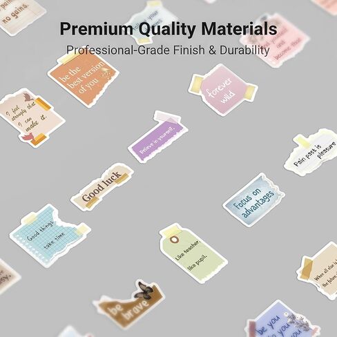 3D Daily Striver Affirmation Stickers, 100PCS in Saudi Arabia