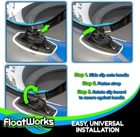 Universal River Tube Shade By Floatworks. Fits Most Brands of Large River Tubes with Two Handles and Inflatable Headrest Such As The INTEX River Run Tube. Attaches in Seconds. Tube NOT Included in Saudi Arabia