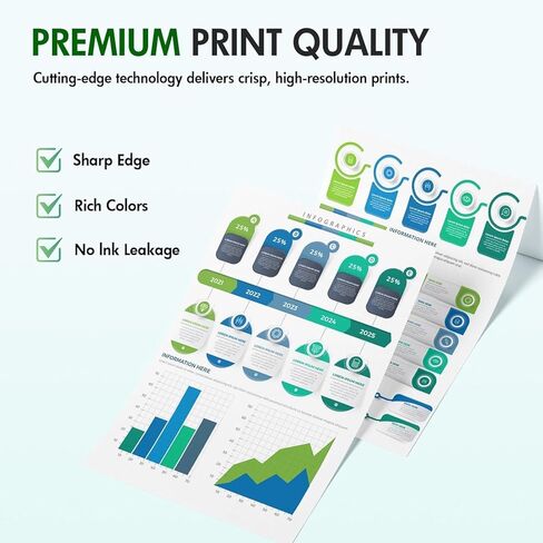 936 936XL 9125e 9120e Ink Cartridges Combo Pack：Replacement for HP 936e 936 Ink Cartridges for HP OfficeJet Pro 9125e 9120e 9730e 9130 9135e 9122e 9128e 9110b 9120b 9130e Printers (4 Pack in Saudi Arabia