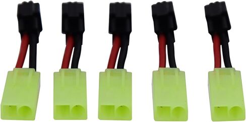 Blomiky 5 حزم ذكر SM-2P توصيل إلى أنثى Mini Tamiya محول قابس كابلات مناسبة لبعض قوارب خزان RC وبعض شاحنات RC / محول UDI008 5 in Kuwait