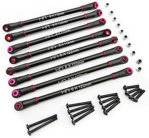 Hot Racing SCX305TL01 Aluminum 4-Link (Four Link) Set for 12in (305mm) Axial Scx10 in Kuwait