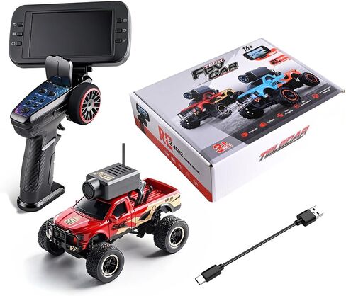 FPV Mini RC Car with Camera WL 1:64 Scale APP-Controlled Fully Proportional Remote Control Drift Car for Adult with 3-Speed Modes LED, Drift Racing Vehicle for Outdoor Indoor (Dark Blue) in Saudi Arabia