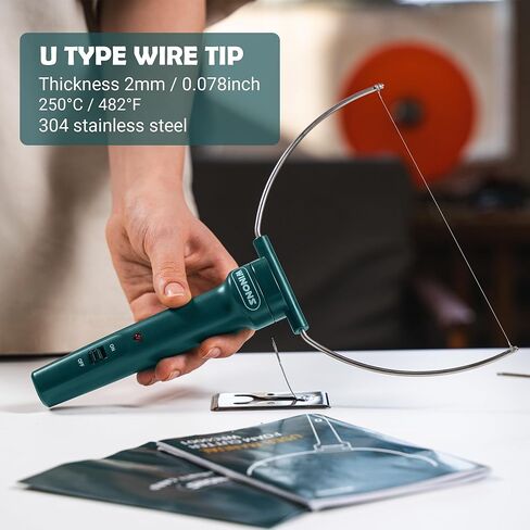 WINONS Hot Wire Foam Cutter Tool, WFC0001 Polystyrene and Styrofoam Cutter with Max. Temp. - 350°C, Hot Wire Cutting Tool for DIY Projects (Kit of 3) (Kit of 3 Heads) in Saudi Arabia