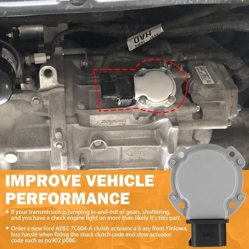 AE8Z-7C604-A مشغلات قابض ناقل الحركة الأوتوماتيكي A/B + DPS6 أداة إعادة ضبط ناقل الحركة المزدوج 1/4 بوصة محرك ومحرك 3/8 بوصة in Kuwait