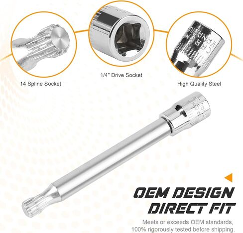 AE8Z-7C604-A مشغلات قابض ناقل الحركة الأوتوماتيكي A/B + DPS6 أداة إعادة ضبط ناقل الحركة المزدوج 1/4 بوصة محرك ومحرك 3/8 بوصة in Kuwait