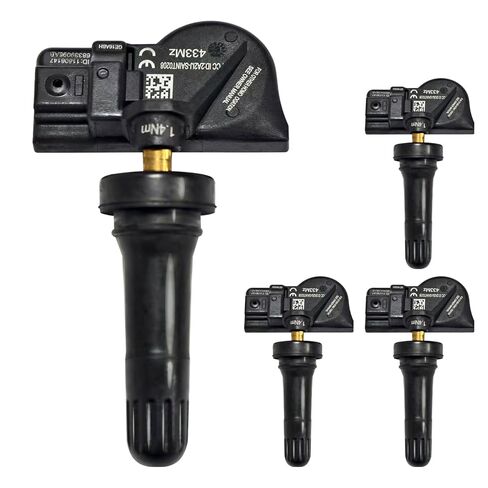 4PCS Pre-Programmed TPMS Sensor Tire Pressure Monitoring Sensor - Compatible with Jeep, Maserati Models - Grand Cherokee, Grand Wagoneer, Wrangler, Gladiator, Granturismo, Grecale - 433MHz in Saudi Arabia