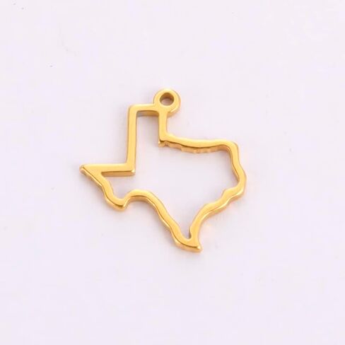 kkjoy 5Pcs Hollow Continents Maps of USA Pendant Charms for Jewelry Making and Crafting, Stainless Steel Mini Charm Craft Supplies Accessories for DIY Bracelet Necklace Earrings in Saudi Arabia