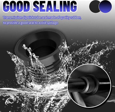 Transmission Dipstick Tube Seal OEM#1259475,Engine Oil Dipstick Tube Seal Compatible with Buick Chevrolet Saturn GMC,Transmission Dip Stick Tubes Seals for Transmissions 4T65-E in Kuwait