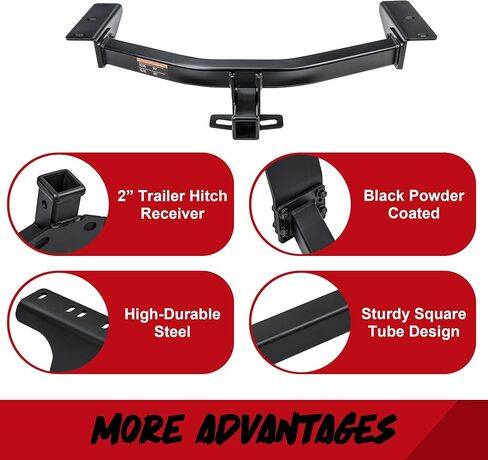 DBXB-RV Class 3 Trailer Hitch Standard 2-Inch Receiver Compatible with 2019-2025 Honda Passport Multi-Fit Hitch to Receive Ball Mount, Cargo Carrier, Bike Rack. 13421 in Saudi Arabia